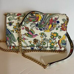 Tory Burch Bird Print Crossbody